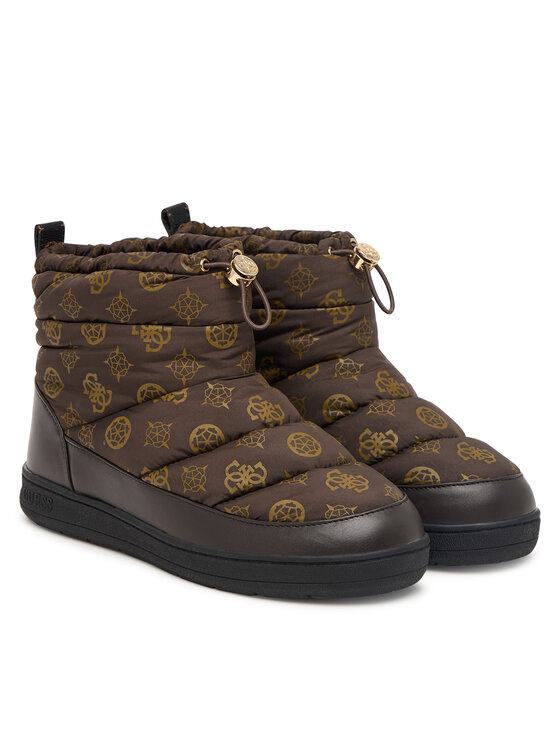 Guess Guess Μπότες Χιονιού FLFVIC FAB10 Σκούρο καφέ