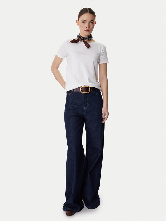 Weekend Max Mara Weekend Max Mara Tričko Multib 2615971021 Biela Regular Fit