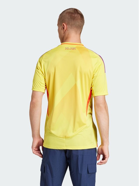 adidas adidas Koszulka techniczna Belgium 25 (Women's Team) Away Jersey Żółty Slim Fit