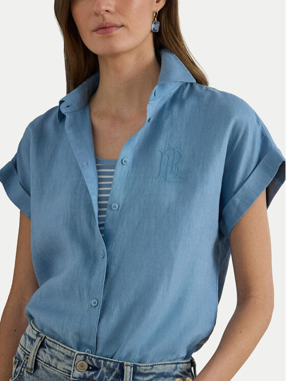 LAUREN RALPH LAUREN LAUREN RALPH LAUREN Marškiniai 200874259011 Žydra Relaxed Fit