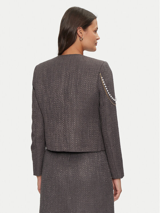 Rinascimento Rinascimento Bleizers CFC0120031003 Pelēks Regular Fit