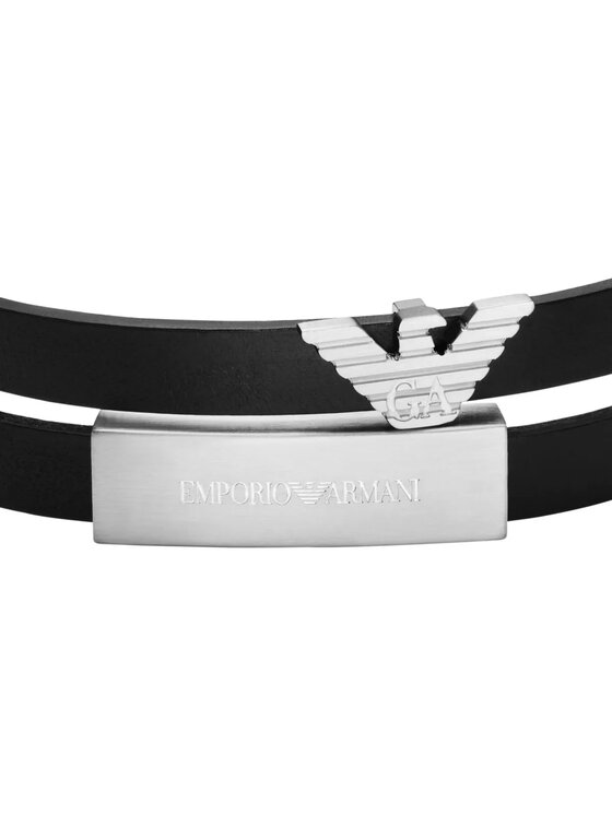 Emporio Armani Emporio Armani Bransoletka EGS3311040 Czarny