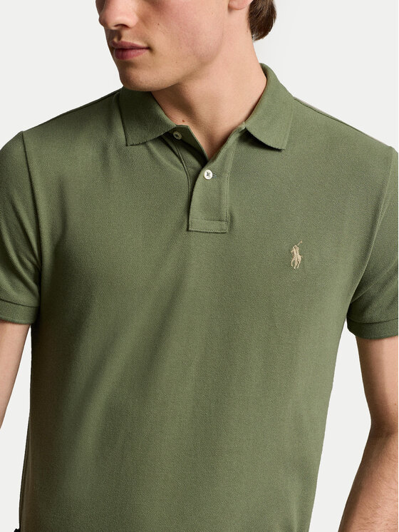 Polo Ralph Lauren Polo Ralph Lauren Polo majica 710536856436 Zelena Slim Fit