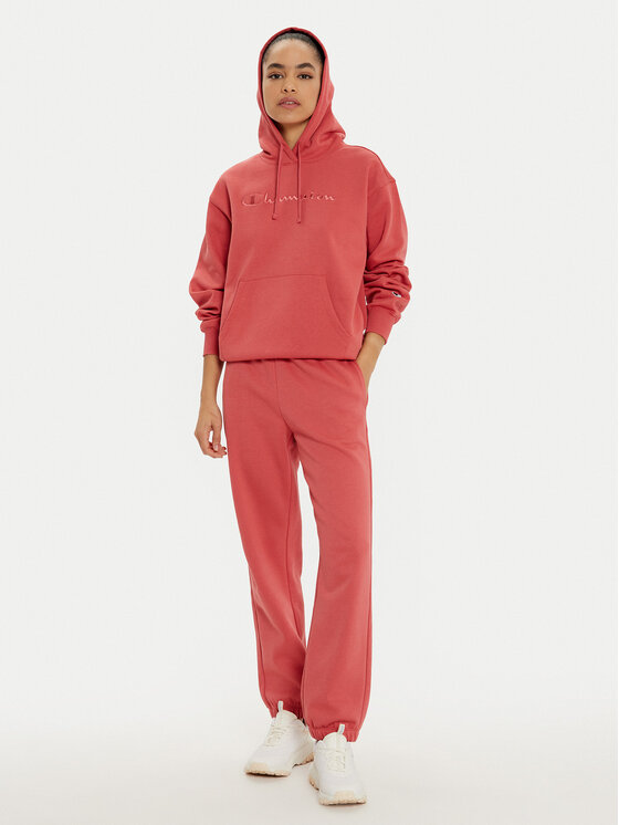 Champion Felpa 117581 Rosso Regular Fit Modivo