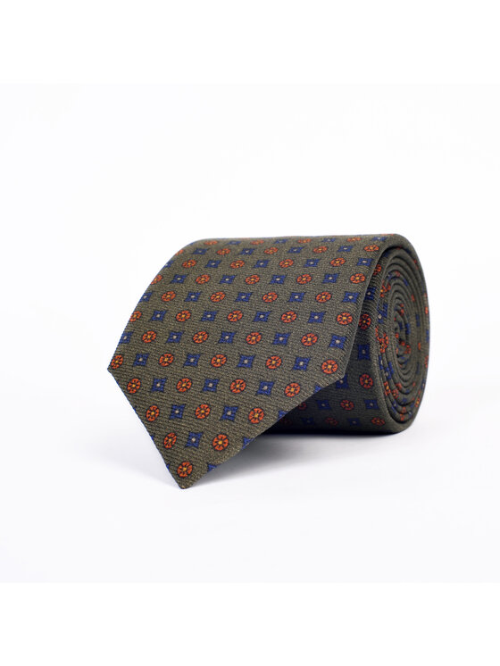 ELSNER ELSNER Γραβάτα JEDWAB ANCIENT MADDER A1068 Πράσινο