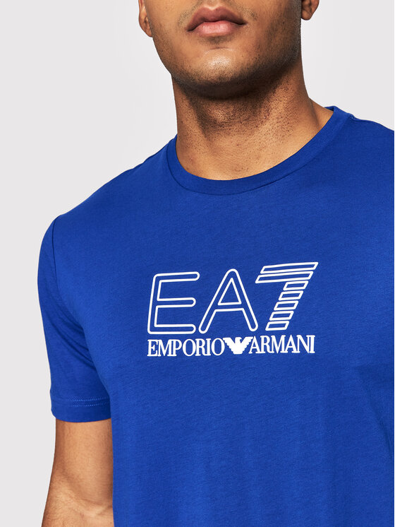 T-shirt 3LPT81 PJM9Z 1597 Blu Regular Fit