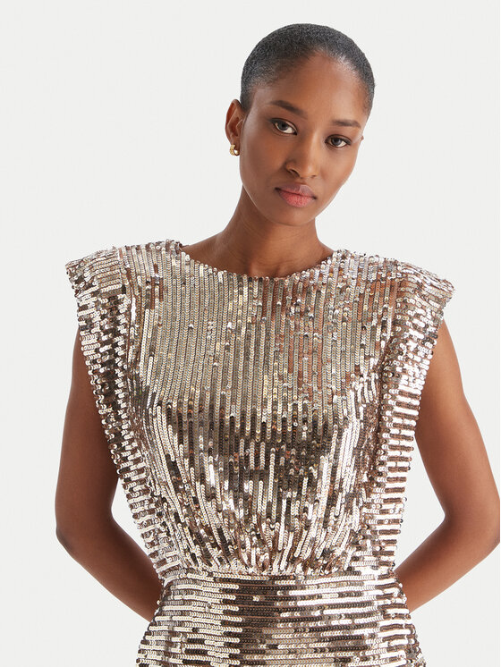 BOSS BOSS Коктейльна сукня C_Dillana 50548317 Золотий Slim Fit