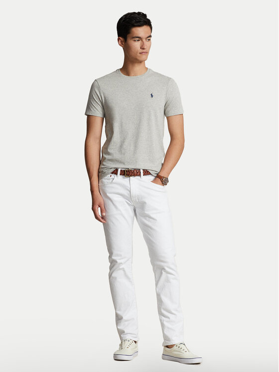 Polo Ralph Lauren Polo Ralph Lauren Тишърт Bsr 710680785 Сив Custom Slim Fit