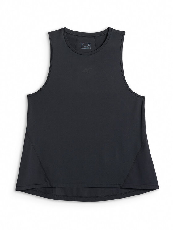 4F 4F Top MULTI ACTIVE Czarny Loose Fit