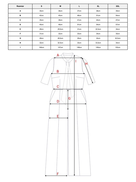 Stylove Stylove Kombinezon S243 Granatowy A-Line Fit