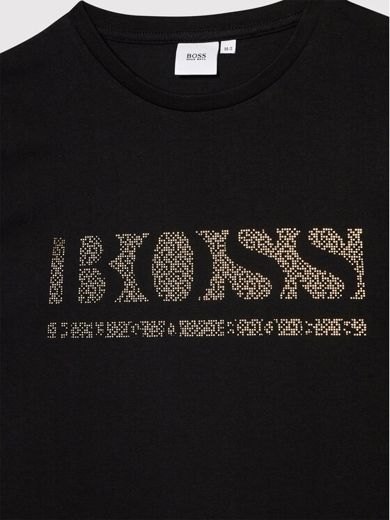 Boss Boss Тишърт J25L60 D Черен Regular Fit