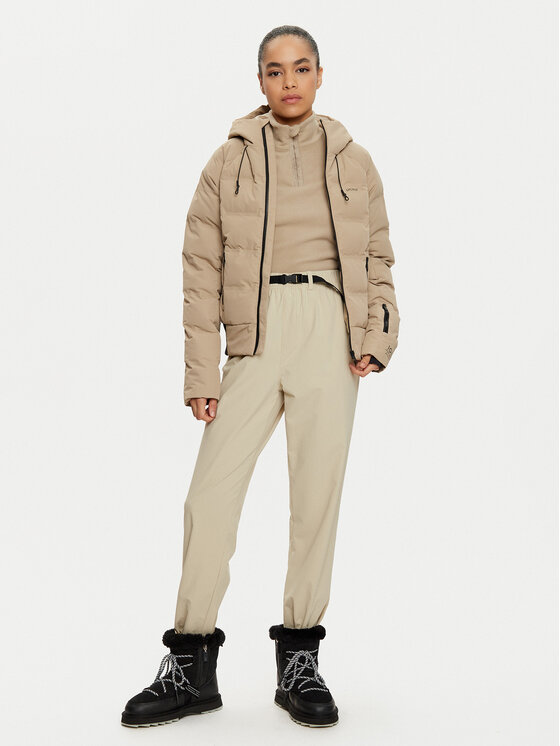 Protest Protest Лижна куртка Alysumi 6610744 Бежевий Slim Fit