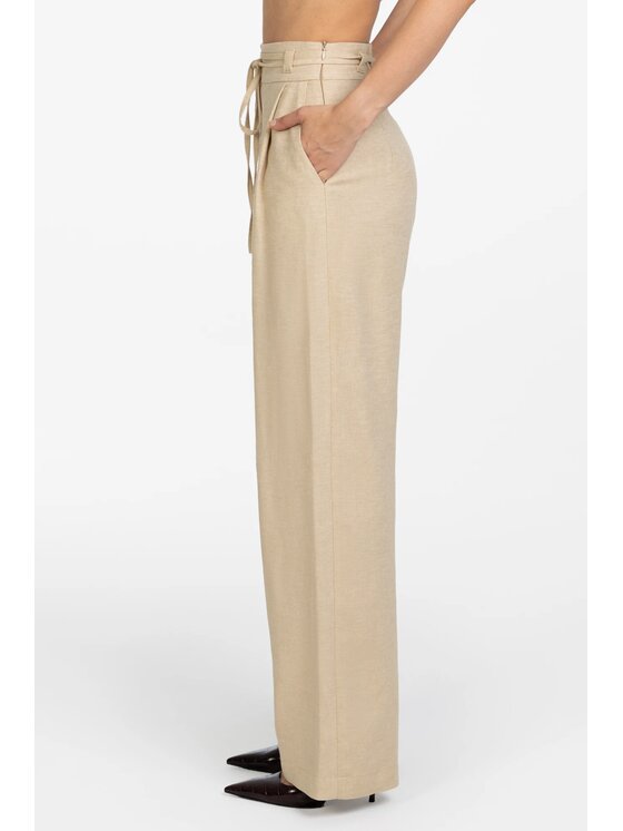 MANDRAGORA MANDRAGORA Pantaloni di tessuto Torre Beige Regular Fit