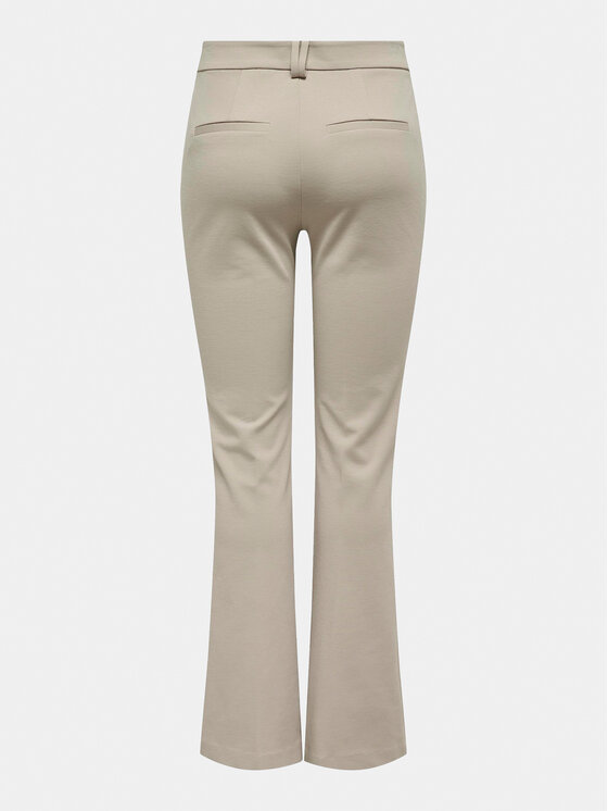 ONLY ONLY Kalhoty z materiálu Peach 15298660 Béžová Flared Fit