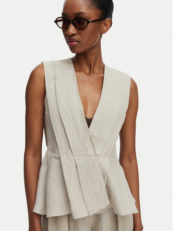 Marella Marella Блуза Vallo 2613161042 Бежов Regular Fit