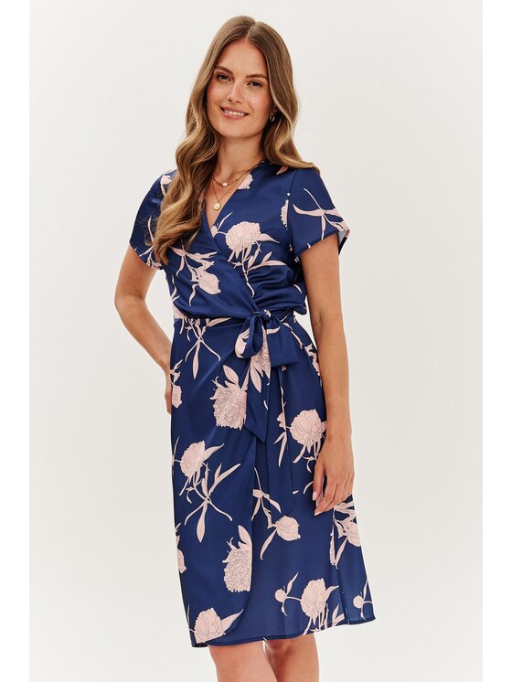 NAOKO NAOKO Každodenní šaty Milano Moves Tmavomodrá Regular Fit