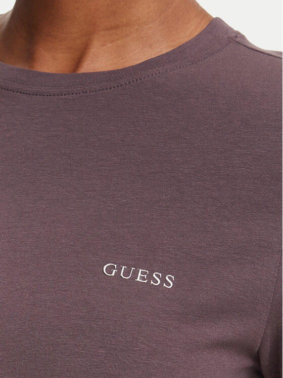 Guess Guess T-Shirt V6RI07 J1314 Tmavě hnědá Regular Fit