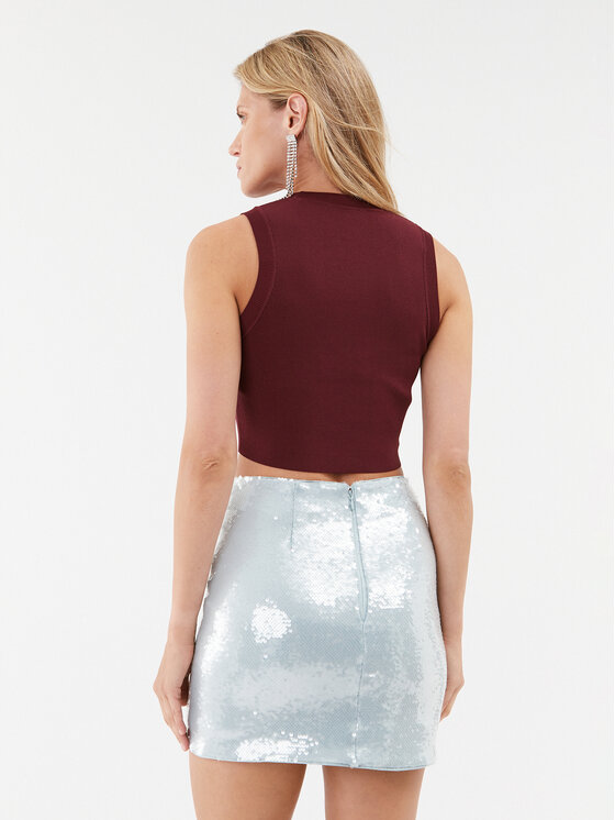 Guess Guess Topiņš Alexia W3BZ15 Z37K0 Bordo Slim Fit