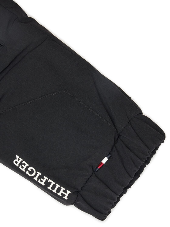 Tommy Hilfiger Tommy Hilfiger Vyriškos Pirštinės Th Monotype Quilt AM0AM12829 Juoda