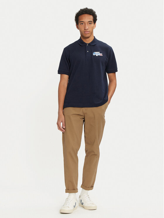Lacoste Lacoste Polo majica PH3600 Mornarsko modra Regular Fit
