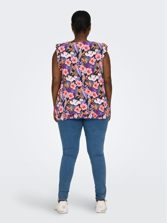 ONLY Carmakoma ONLY Carmakoma Bluza 15298017 Pisana Regular Fit