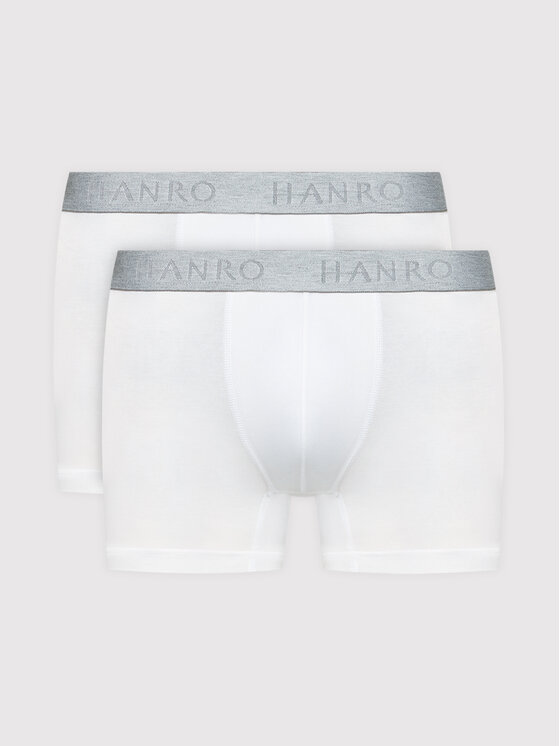 Hanro Set 2 perechi de boxeri Essentials 3078 Alb