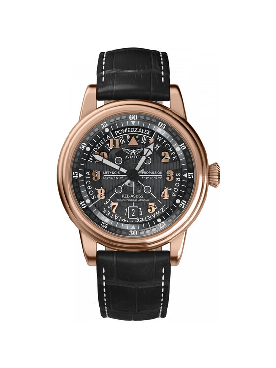 Aviator Aviator Orologio V.3.36.2.294.4 PL Nero