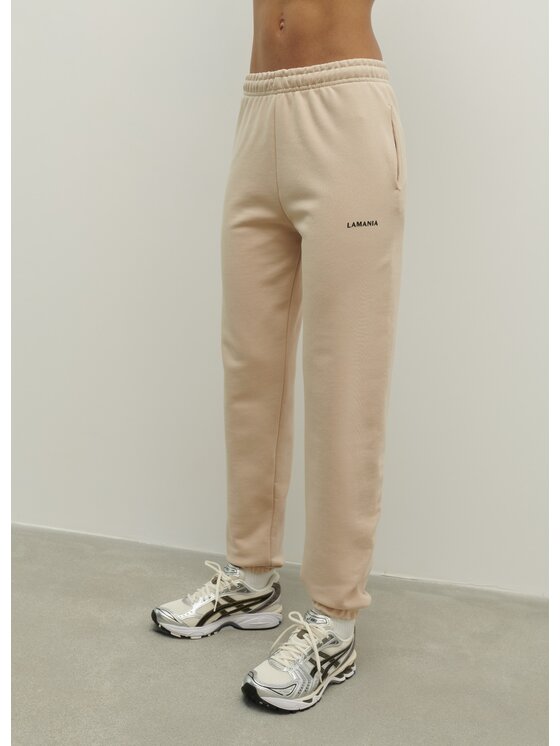 La Mania La Mania Pantaloni da tuta SEASON 3 Beige Classic Fit
