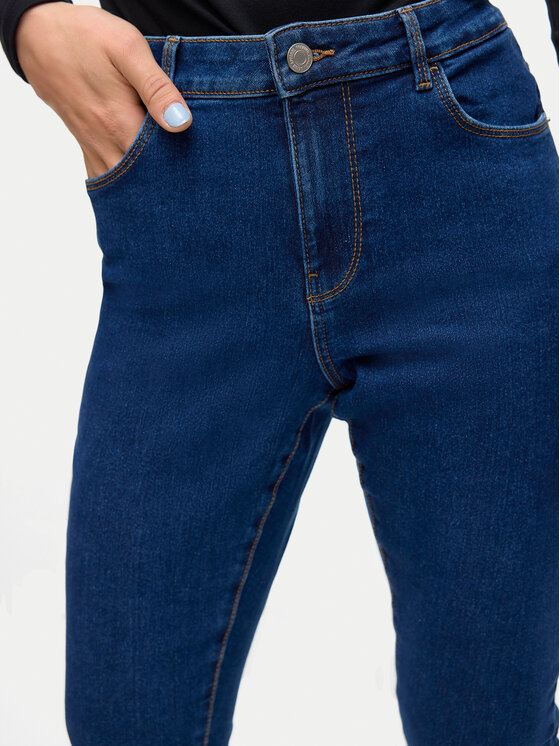 Vero Moda Vero Moda Blugi Elly 10310613 Bleumarin Skinny Fit