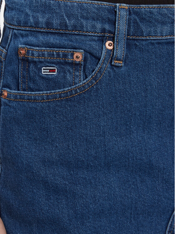 Tommy Jeans Tommy Jeans Jeans suknja Izzie DW0DW17287 Plava Regular Fit