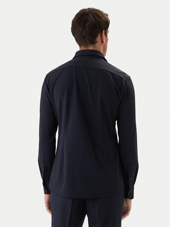 BOSS BOSS Košile P-Hank 50555767 Tmavomodrá Slim Fit