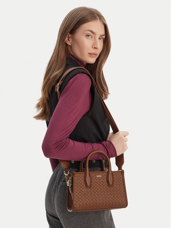 BOSS BOSS Handtasche Sandy Sm 50557998 Braun