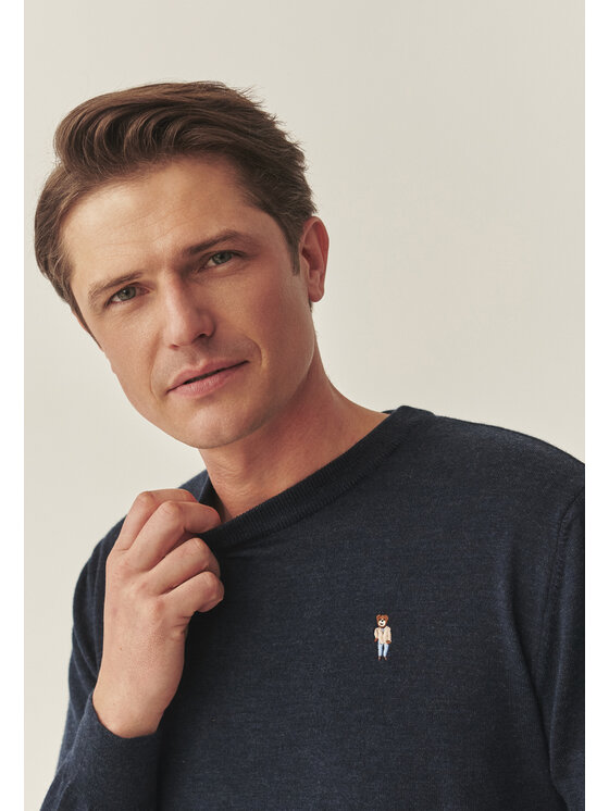 TATUUM Tatuum Sweter JACK Granatowy Classic Fit