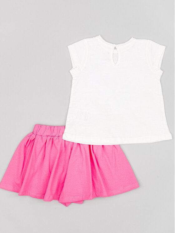 Zippy Zippy Set majica i hlače ZBGAP0602 23001 Ružičasta Regular Fit