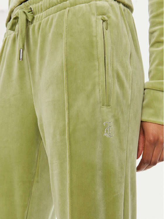 Juicy Couture Juicy Couture Jogginghose Tina JCAPW045 Grün Regular Fit