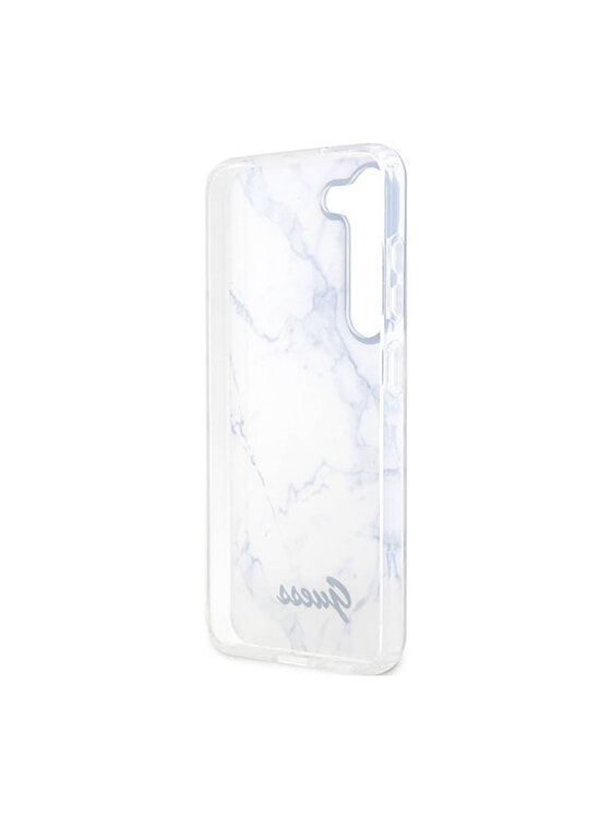 Guess Guess Etui na telefon Marble Collection Biały