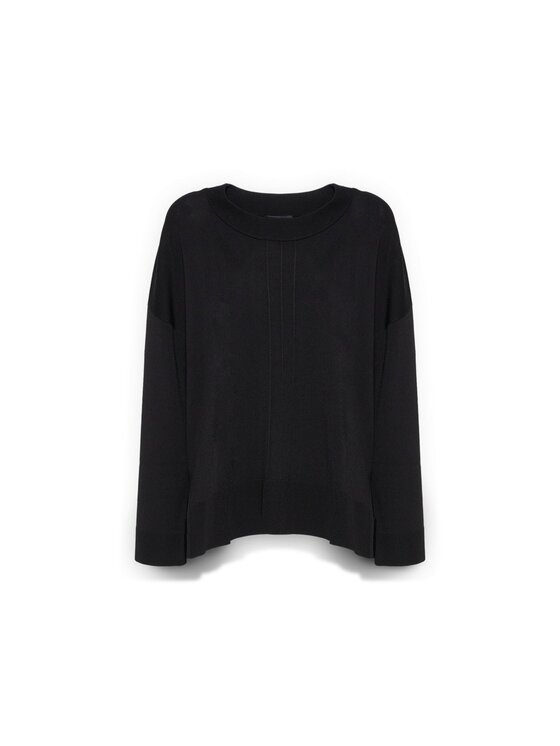 Elena Mirò Elena Mirò Sweter M569E001955N033 Czarny Regular Fit