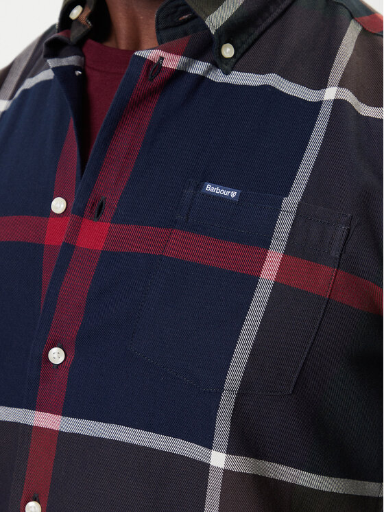 Barbour Barbour Košeľa Dunoon MSH4980TN51 Tmavomodrá Regular Fit
