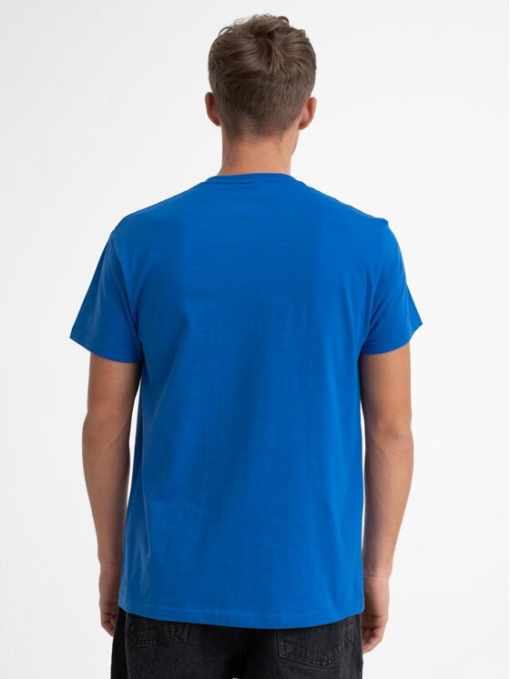 Urban City Urban City T-Shirt T-Shirt Męski Niebieski UrbanCity No Logo 3XL Niebieski Regular Fit