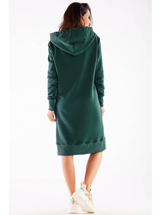 Infinite You Infinite You Vestito di maglia M273 Verde Basic Fit