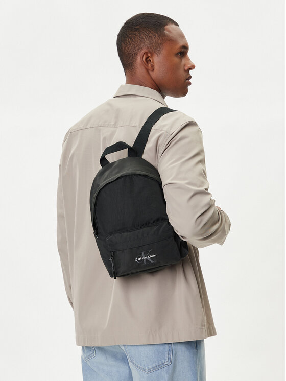 Calvin Klein Calvin Klein Σακίδιο Bold Small Round Backpack LV04D3257G Μαύρο