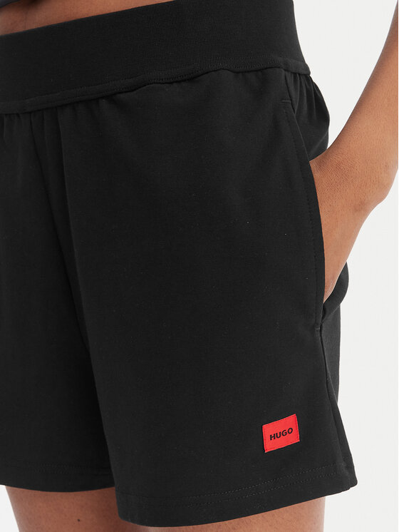 HUGO HUGO Sport rövidnadrág Signature 50556815 Fekete Regular Fit