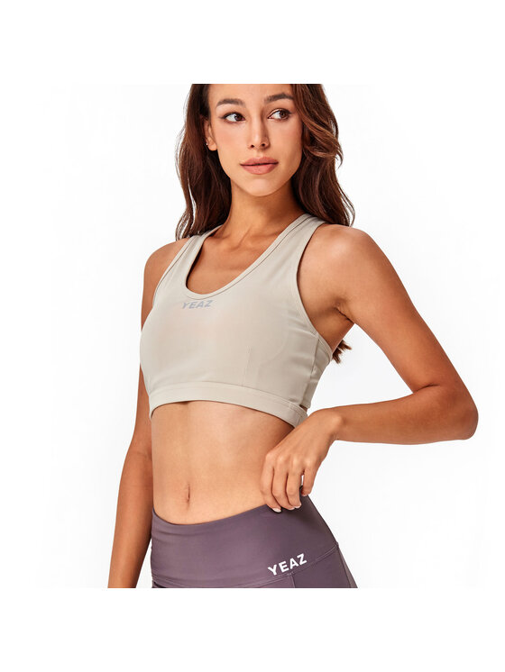 Yeaz Yeaz Top ATTITUDE Beżowy Slim Fit