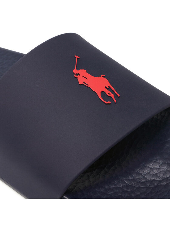 Polo Ralph Lauren Polo Ralph Lauren Šľapky Polo Slide 809852071002 Tmavomodrá