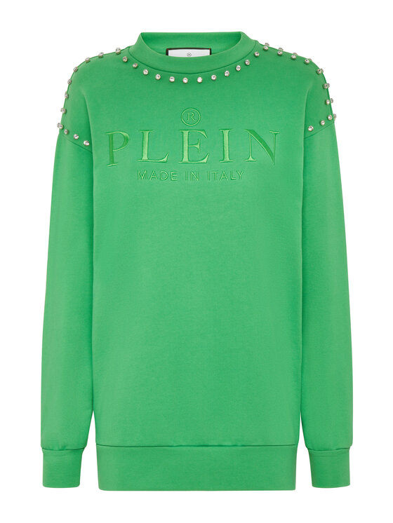 PHILIPP PLEIN PHILIPP PLEIN Felpa 5921 Verde Regular Fit