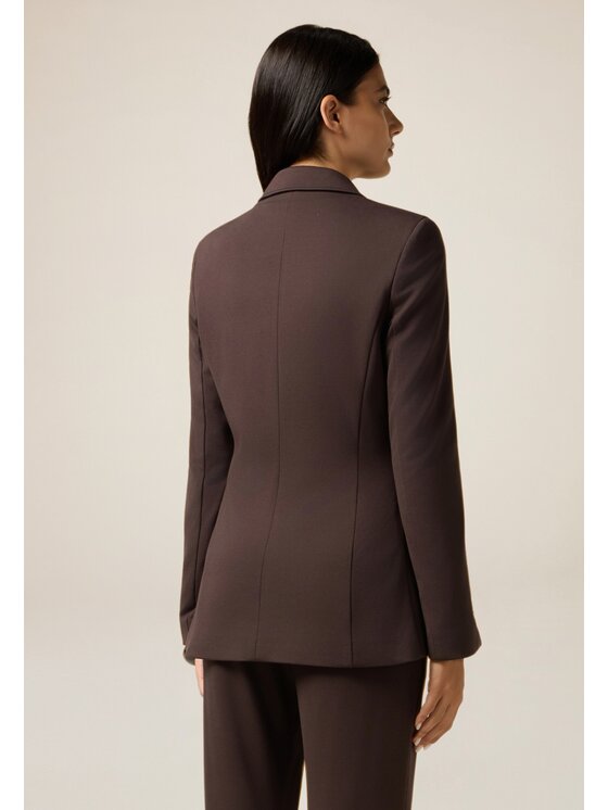 Oltre Oltre Giacca di transizione Q795R104587N022 Marrone Regular Fit