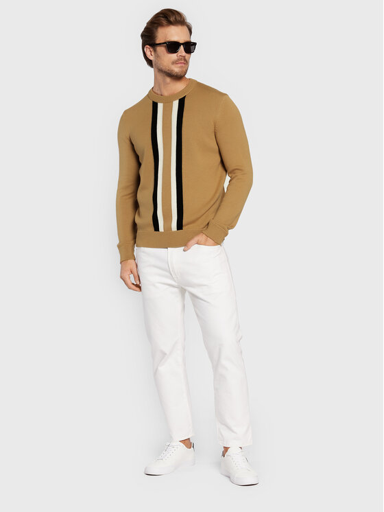 Maglione Lago 50477377 Marrone Comfort Fit