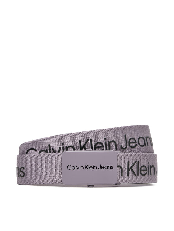 Calvin Klein Jeans Bērnu josta Canvas Logo Belt IU0IU00125 Violets