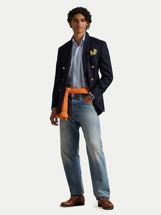 Polo Ralph Lauren Polo Ralph Lauren Košeľa 710B15595008 Modrá Custom Fit