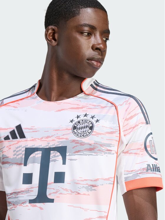 adidas adidas Koszulka techniczna FC Bayern 25/26 Away Jersey Biały Slim Fit